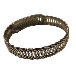 Silvertone Expanding Bracelet